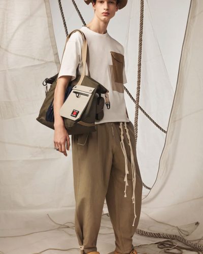 Contemporary Utility Crossbody Bag - Structured Multi-Pocket Design