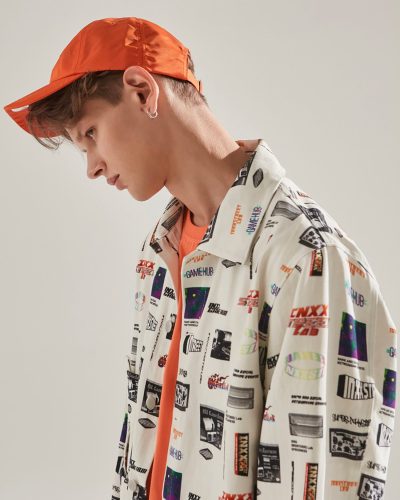Contemporary Gaming Print Track Jacket - Streetwear Statement Piece